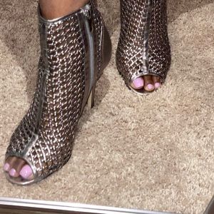 Silver Sam Edelman booties